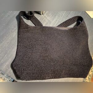 Elegant Navy Crochet Women's Bag by The Sal